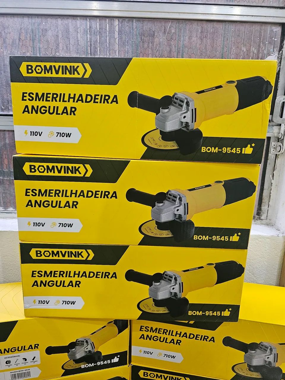 Esmerilhadeira angular 710w 110v - Foto 2