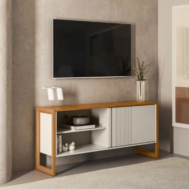 Rack Gold Linea Brasil Nature/Off White - Entrega Rápida! 