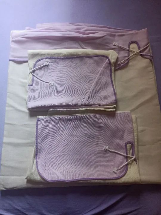 Jogo de colcha de Casal - Lilás 30