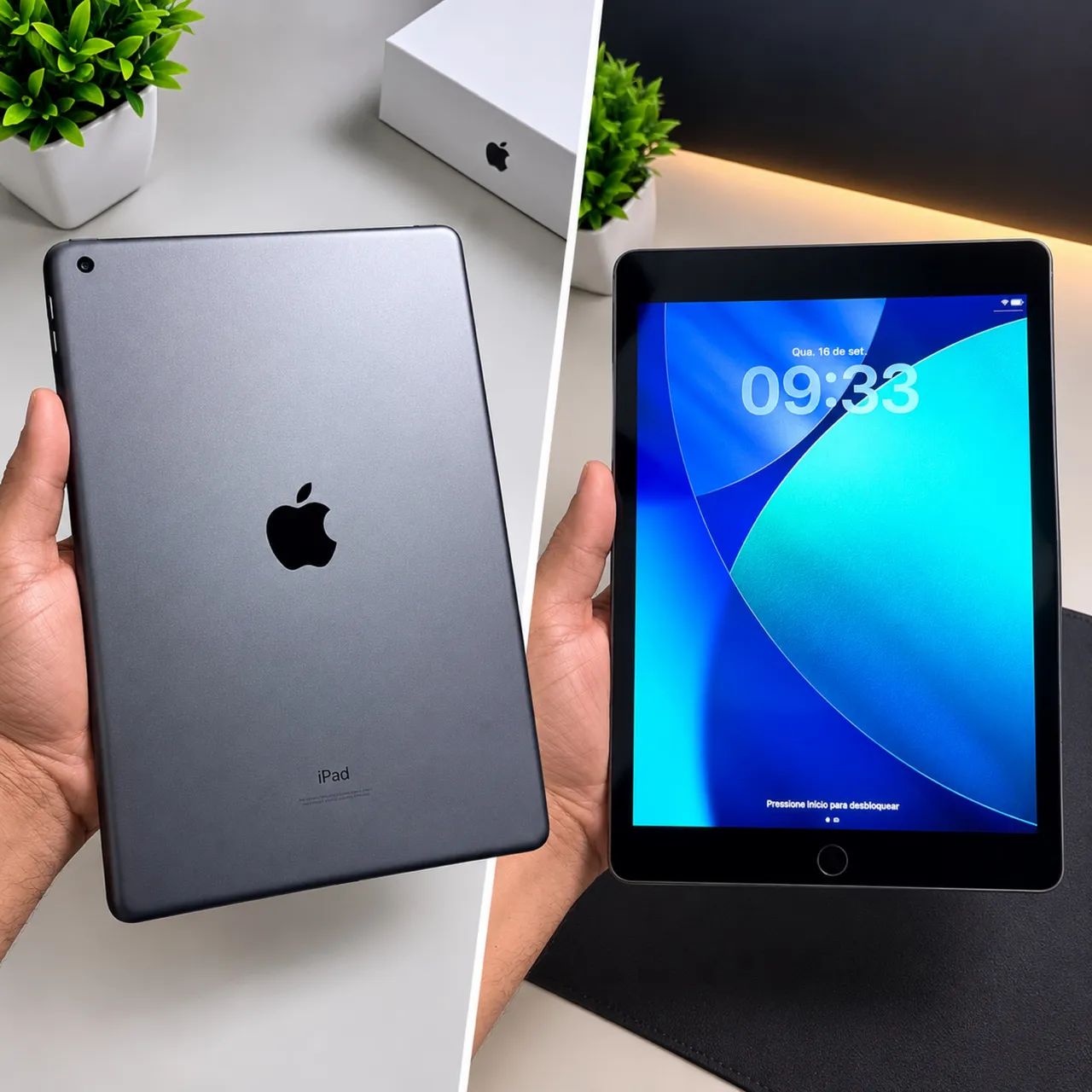 iPad 9ª Geração 64GB Wi-Fi cinza espacial 