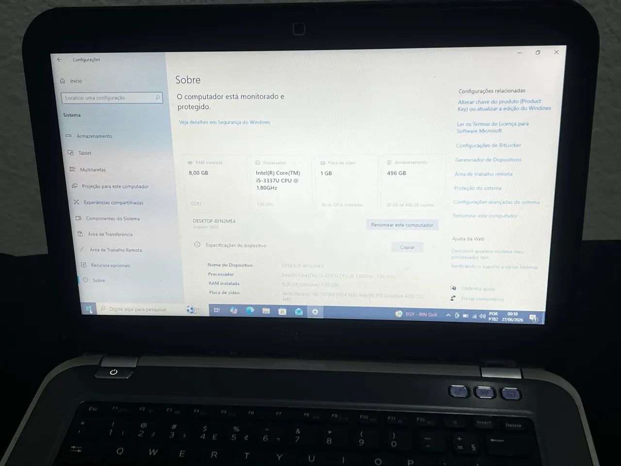 Vendo notebook Dell