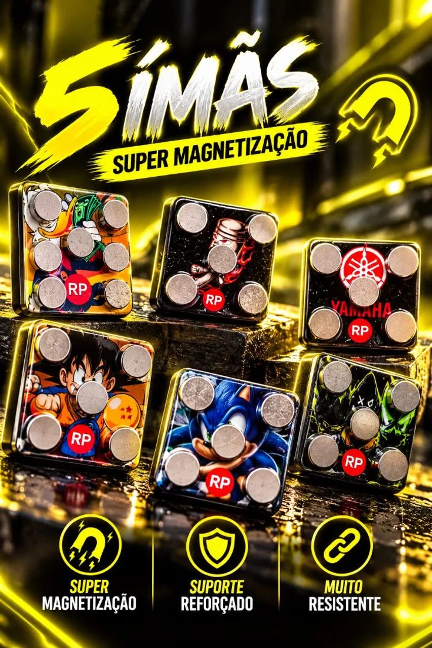 Suporte magnético motoboy 