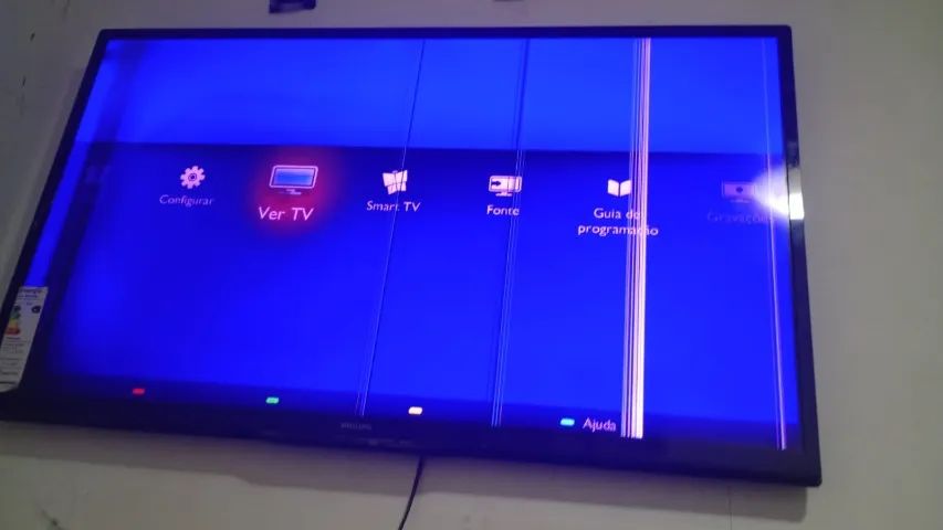 tv smart philips 46 com algumas linhas - Foto 2