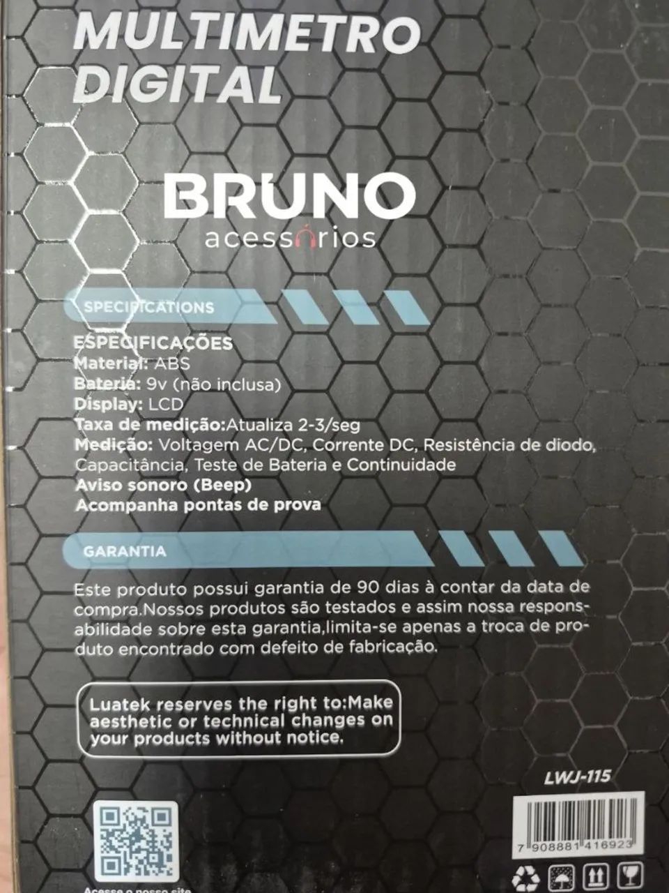 Multímetro digital para medições elétricas  - Foto 2