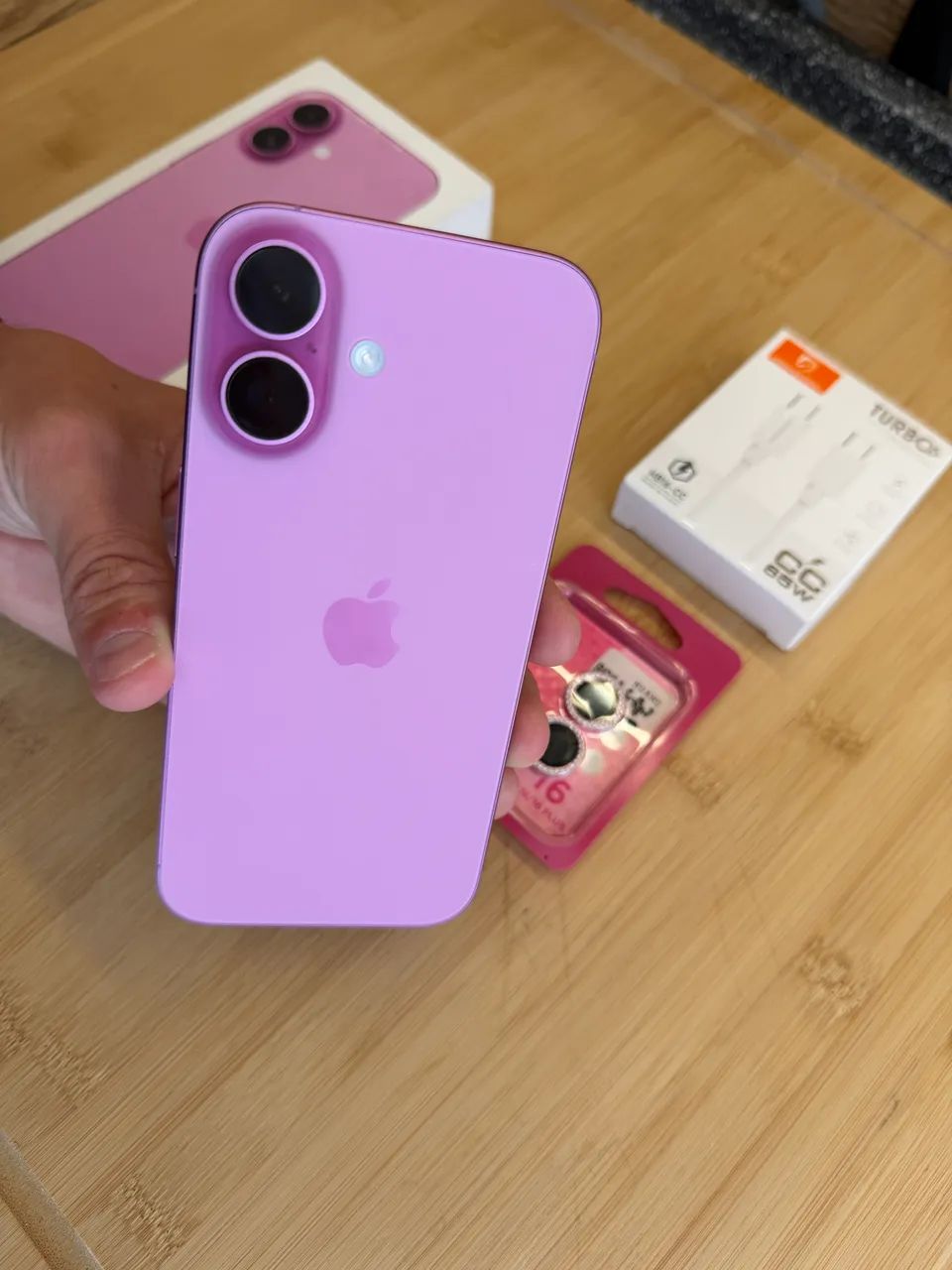 iPhone 16 rosa 128 gb 5 meses de uso ! - Foto 2