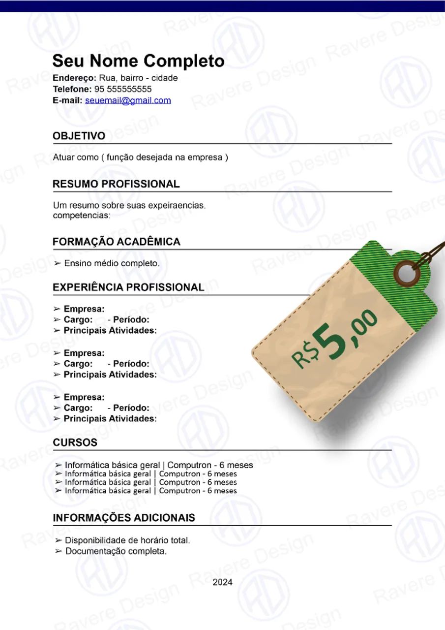 Currículo em PDF - Foto 3