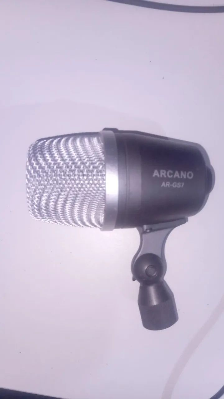 Microfone garra Arcano para tom ou caixa de bateria 