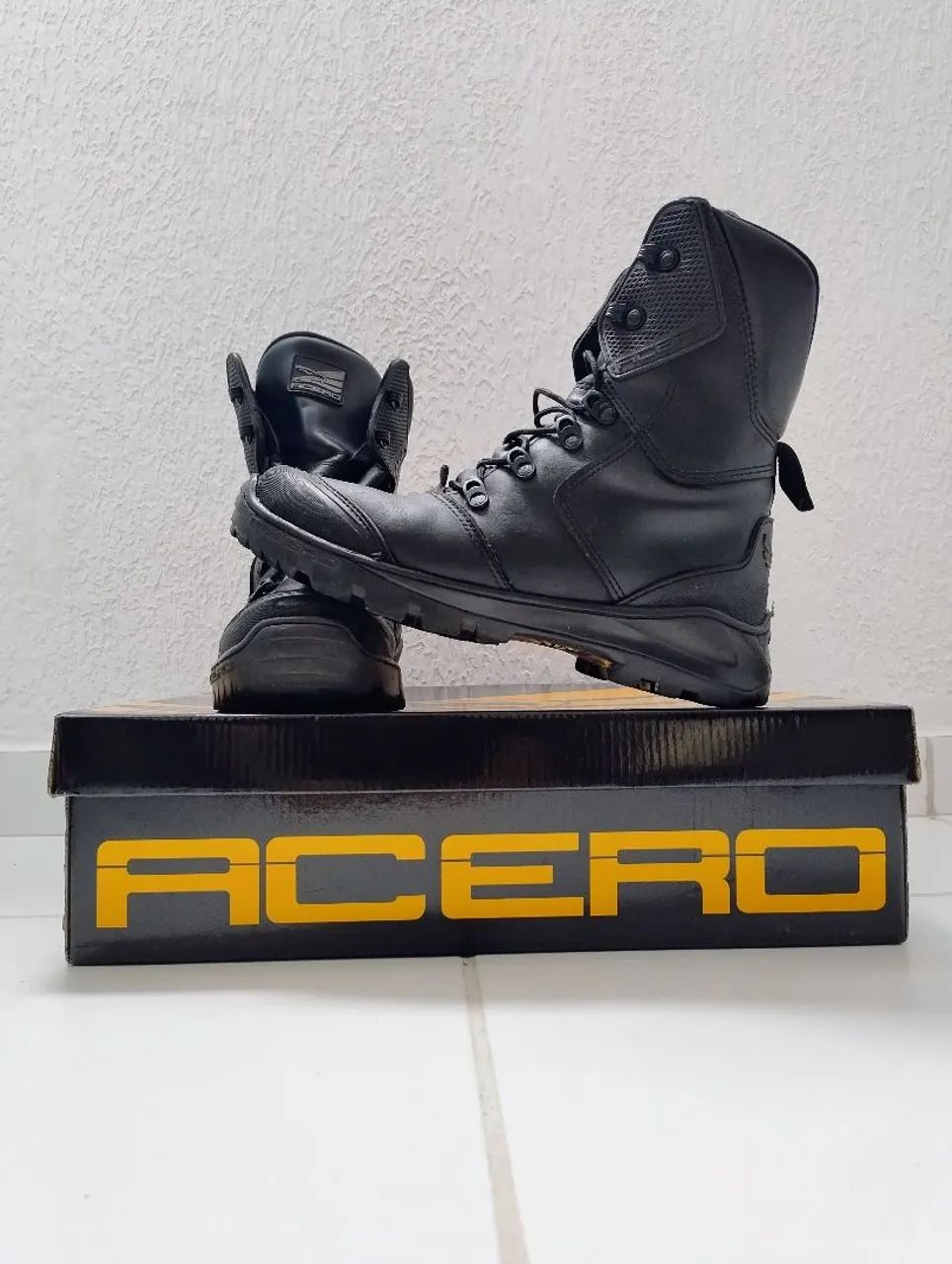Bota Acero Militar