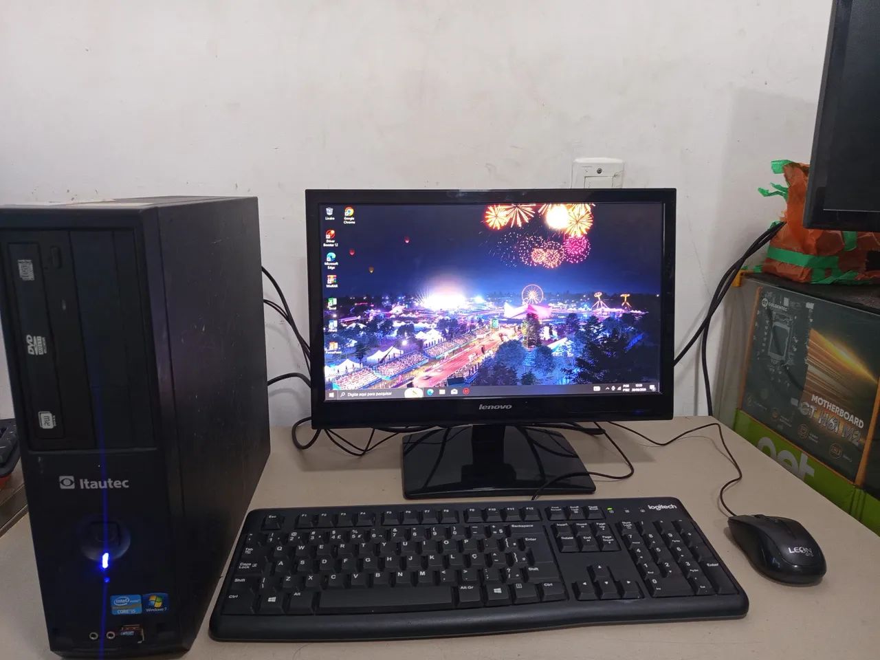 Computador core i3-4170 8GB memória tela 19 polegadas top - Foto 5