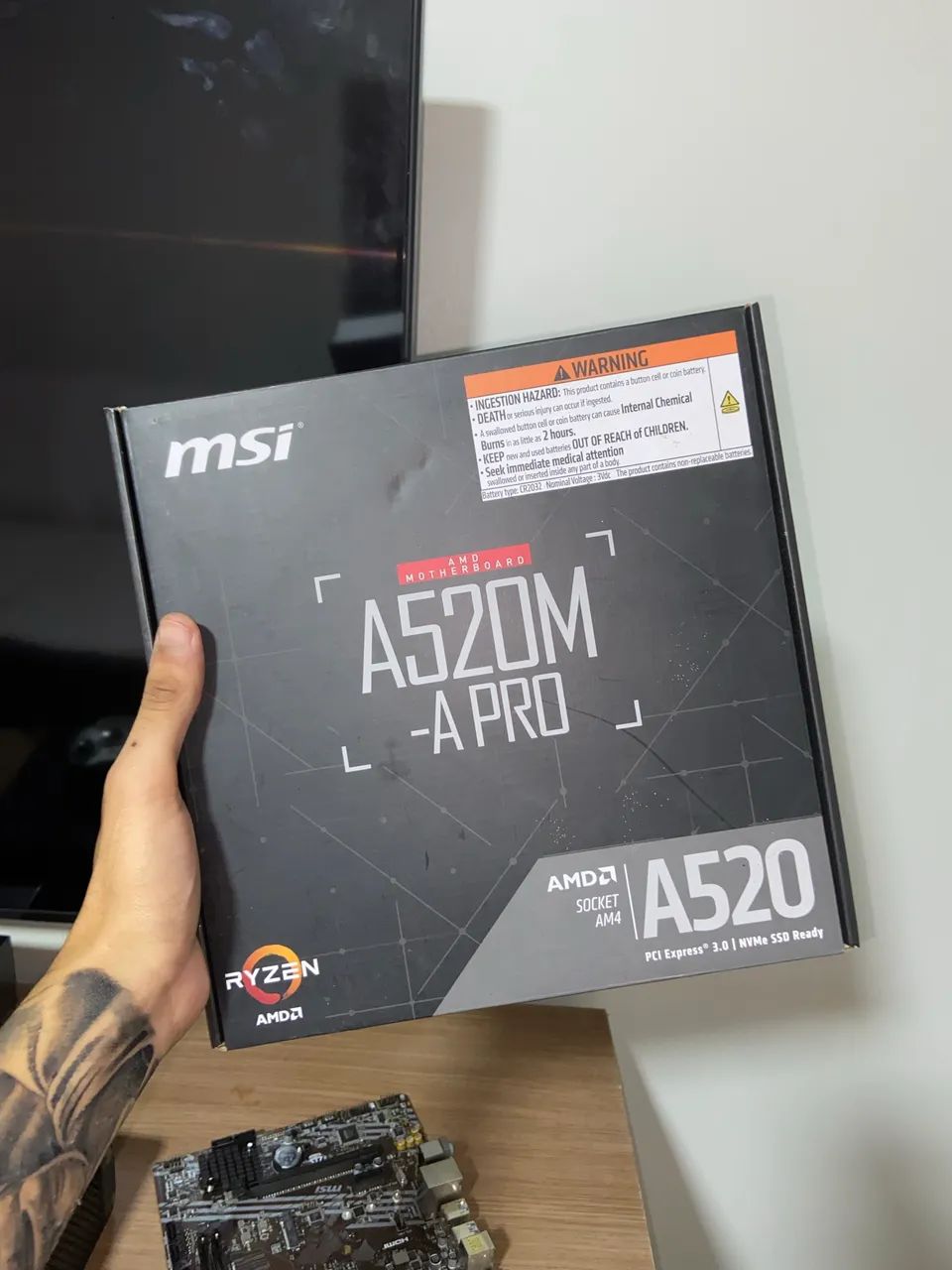PLACA MÃE A520M A PRO - Foto 2