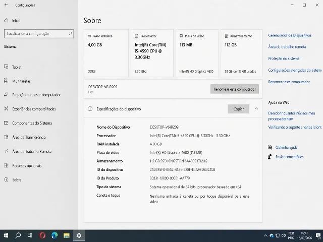 PC completo + escrivaninha - Foto 3