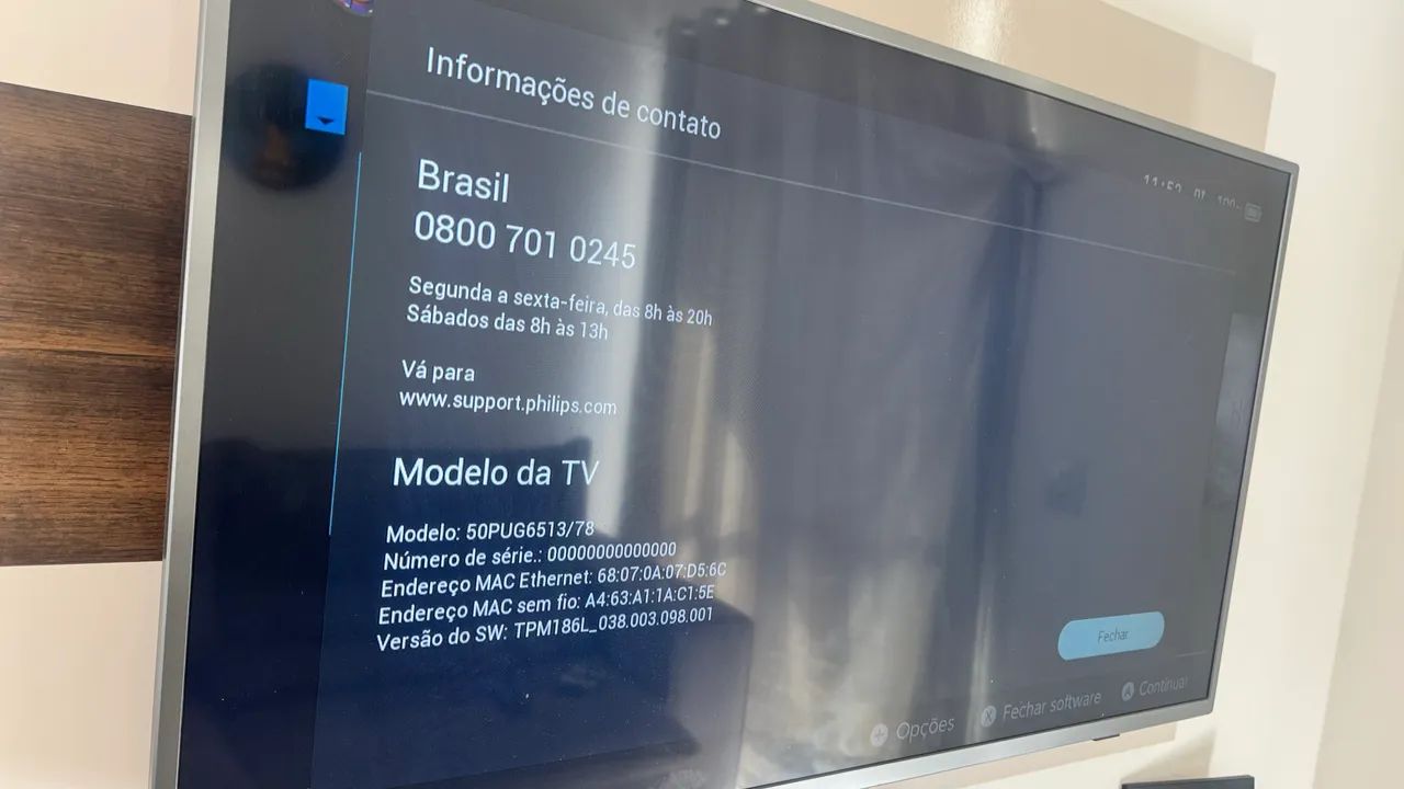 Smart TV Philips 50 polegadas  - Foto 2