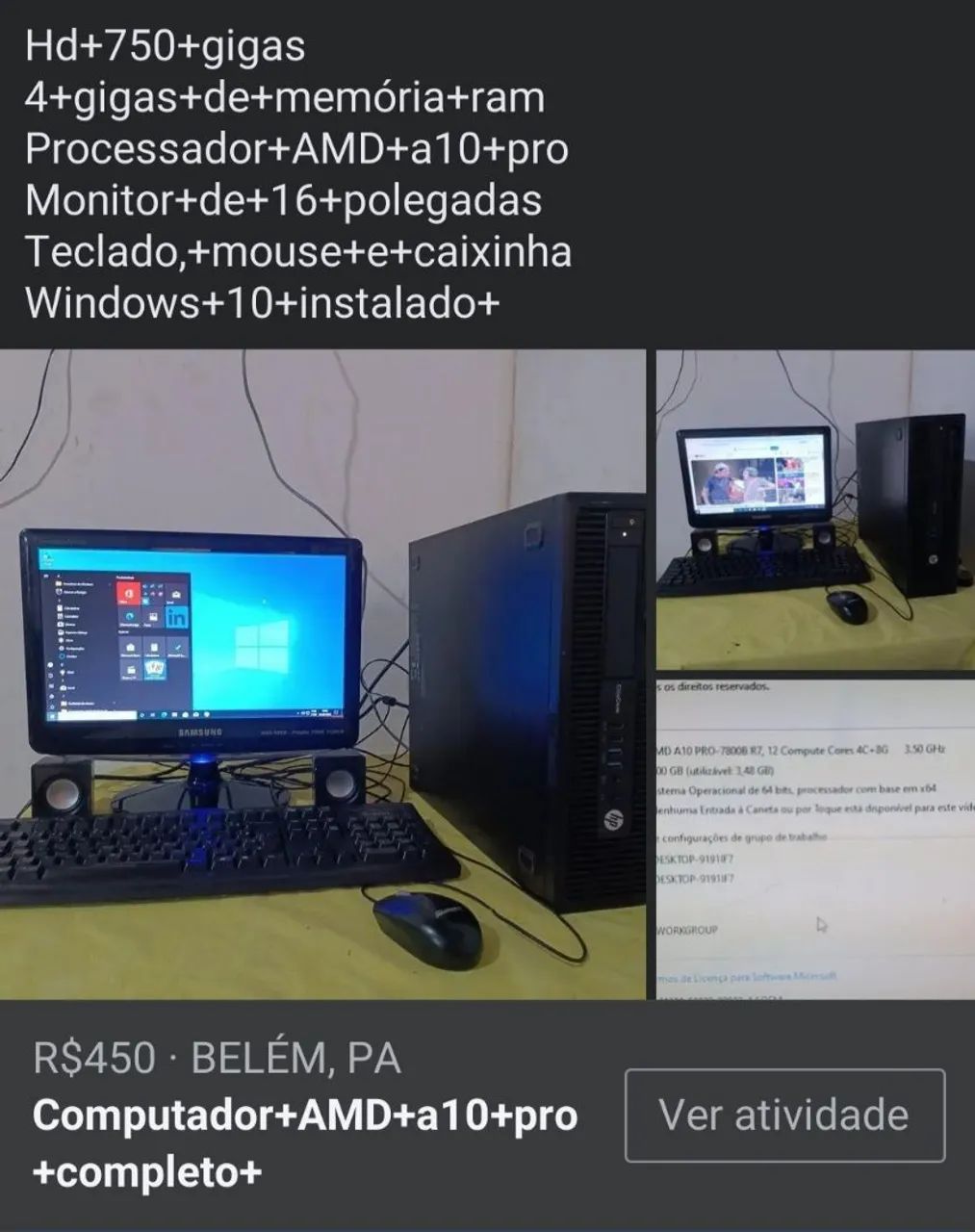 Computador completo  - Foto 3