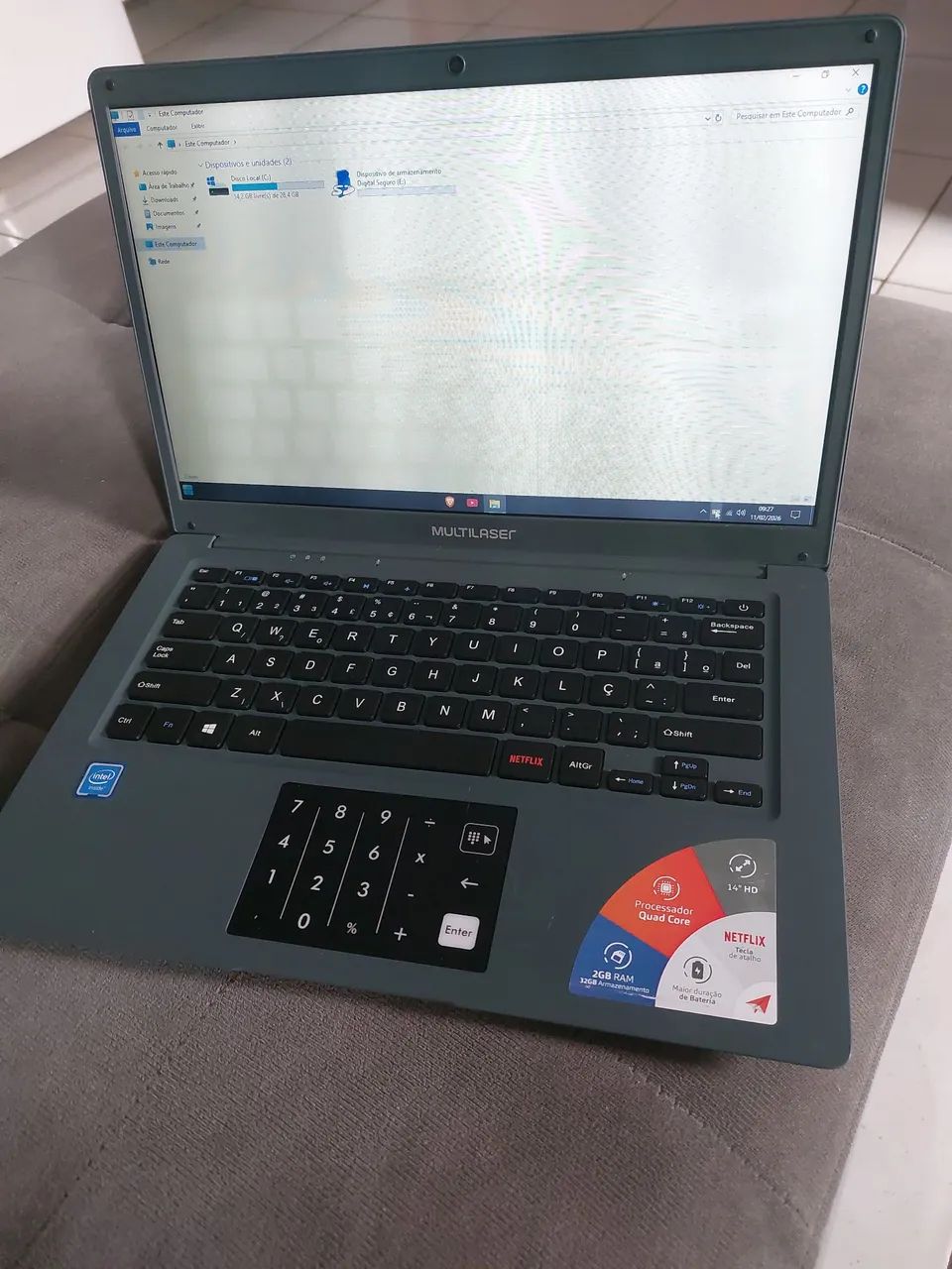 Notebook multilaser legacy - Ideal para estudos - Foto 5