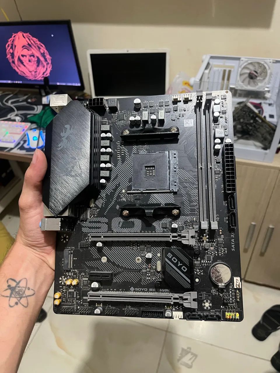 Placa mãe B550M SOYO  - Foto 4