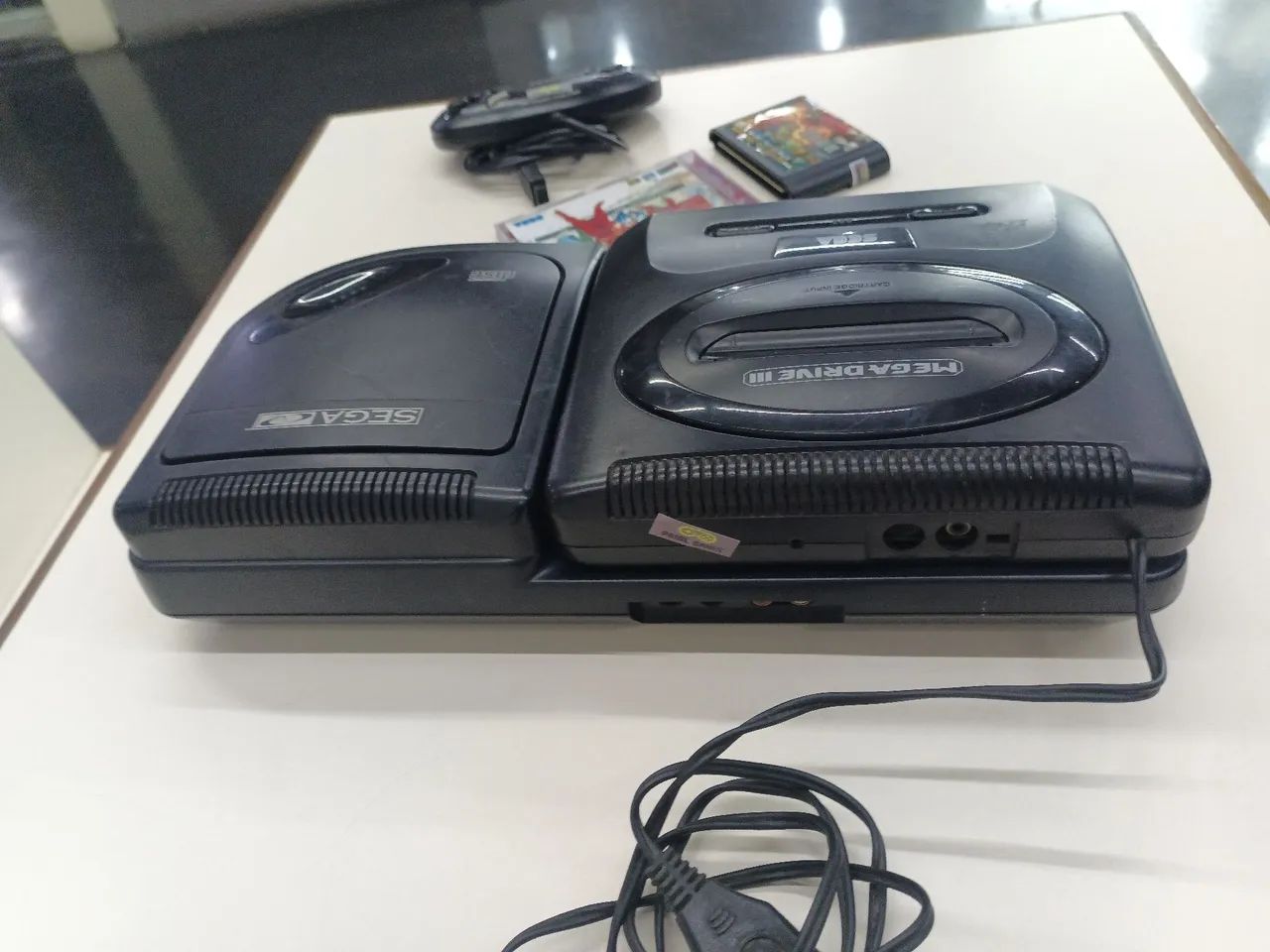Mega drive 3 e Sega CD funcionando 100%  - Foto 4