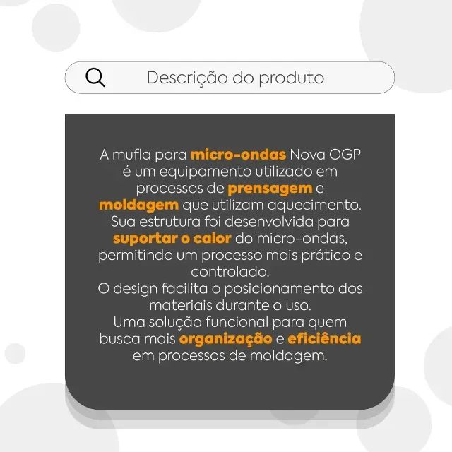 Mufla Para Microondas 3 Em 1 Nova Ogp - Foto 3