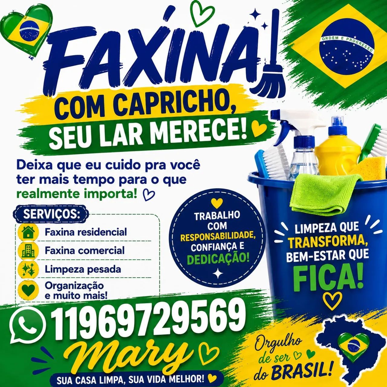 Faxina em geral 