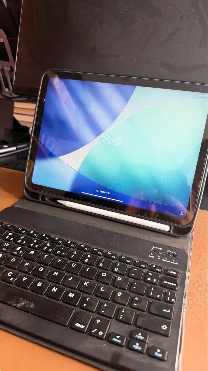 iPad 10 geração + caneta + teclado + capa