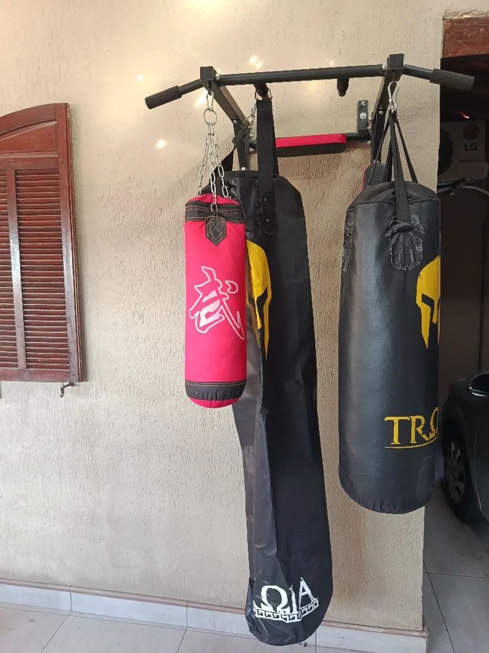 Suporte de malha e sacos de box - Foto 2