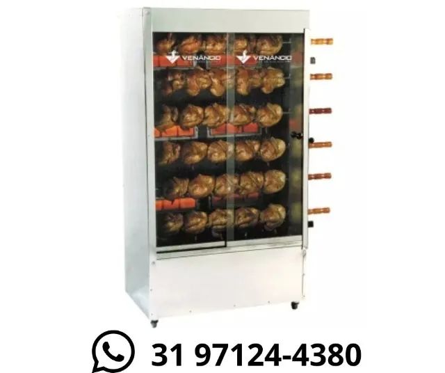 Assadeira de Frango Venâncio 30 Frangos Nova