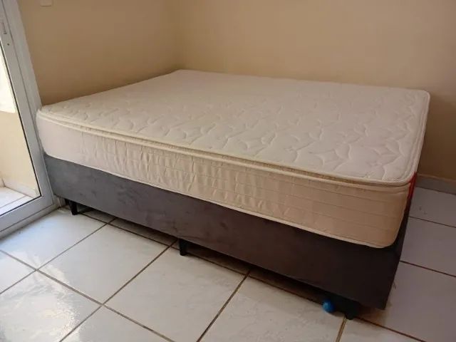Cama box com colchão de molas ensacadas. - Foto 2
