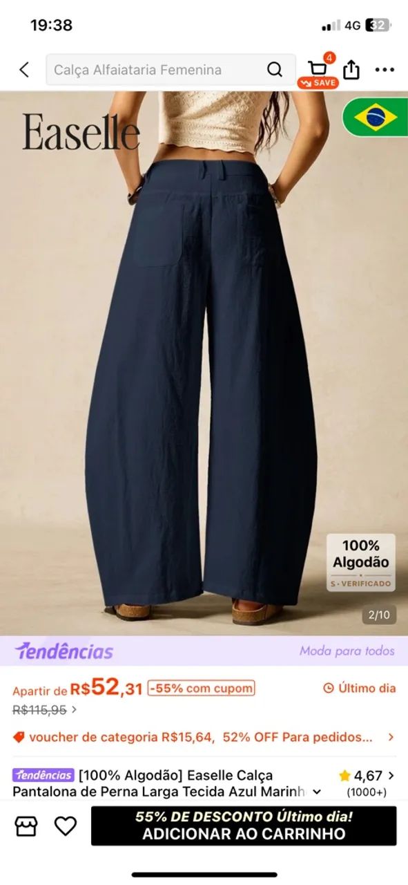 Calça shein nova  - Foto 2
