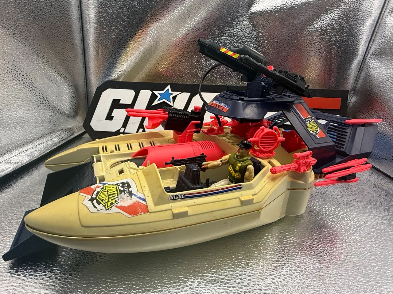 Gi Joe Battle Corps SHARK 9000 com piloto Cutter - 1993 - Comandos