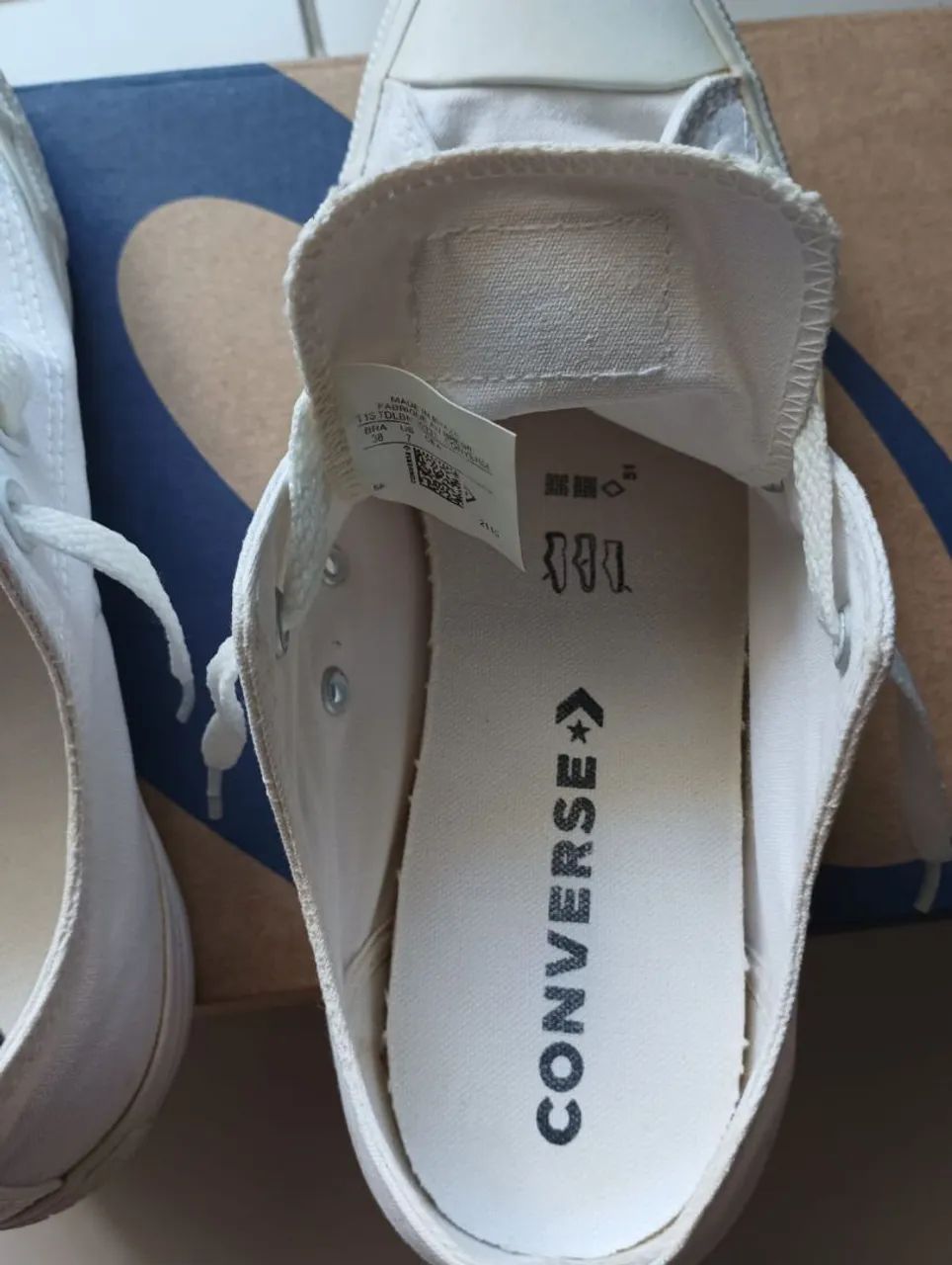 Tênis Converse All Star branco n° 38 - Foto 4