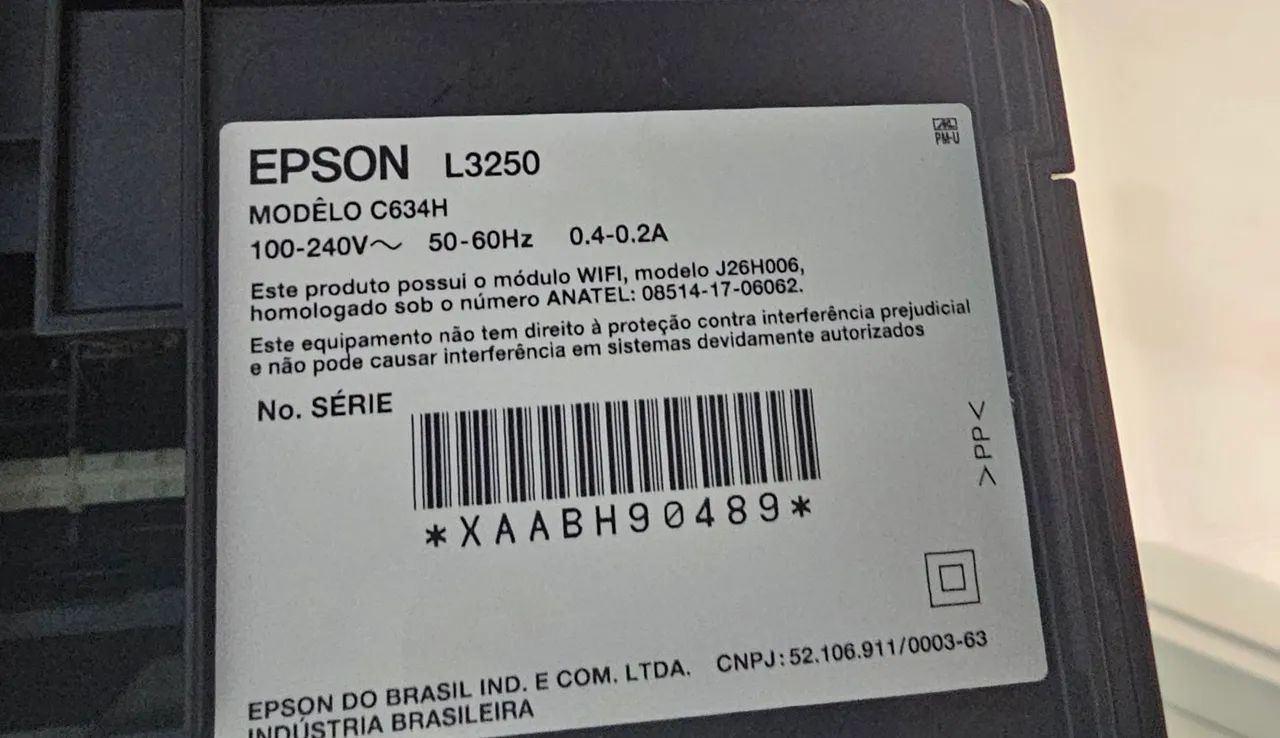 Impressora Epson modelo L3250 wi-fi ecotank  - Foto 5