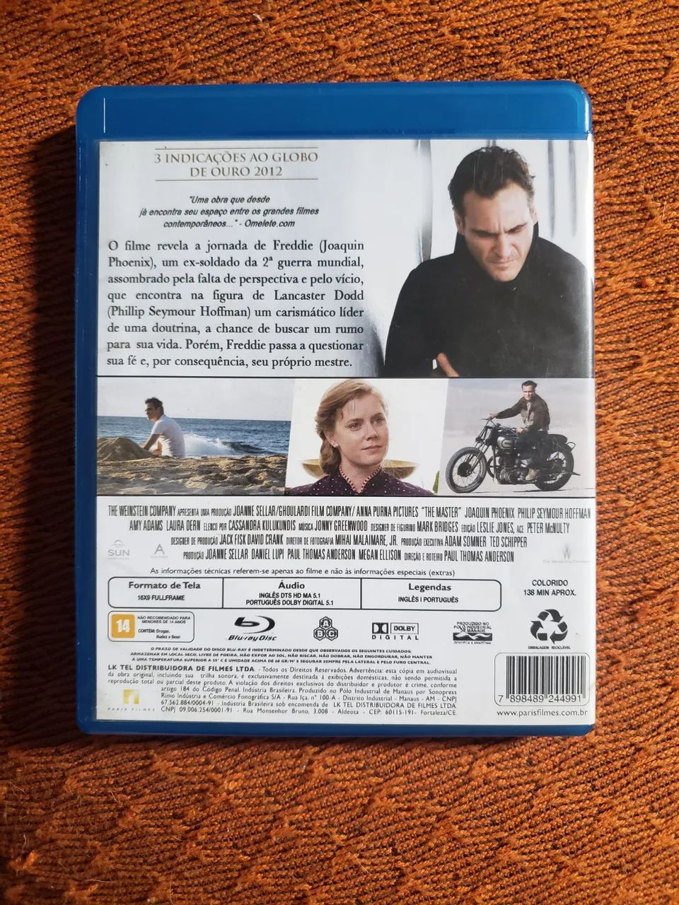 Blu Ray O Mestre dublado original Paul Thomas Anderson  - Foto 3