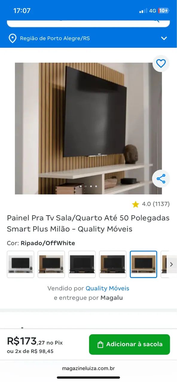 Vendo painel para tv até 50 polegadas  - Foto 2