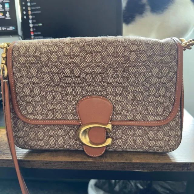 Bolsa Coach Tabby Shoulder Bag 26 Tan/Rust Original