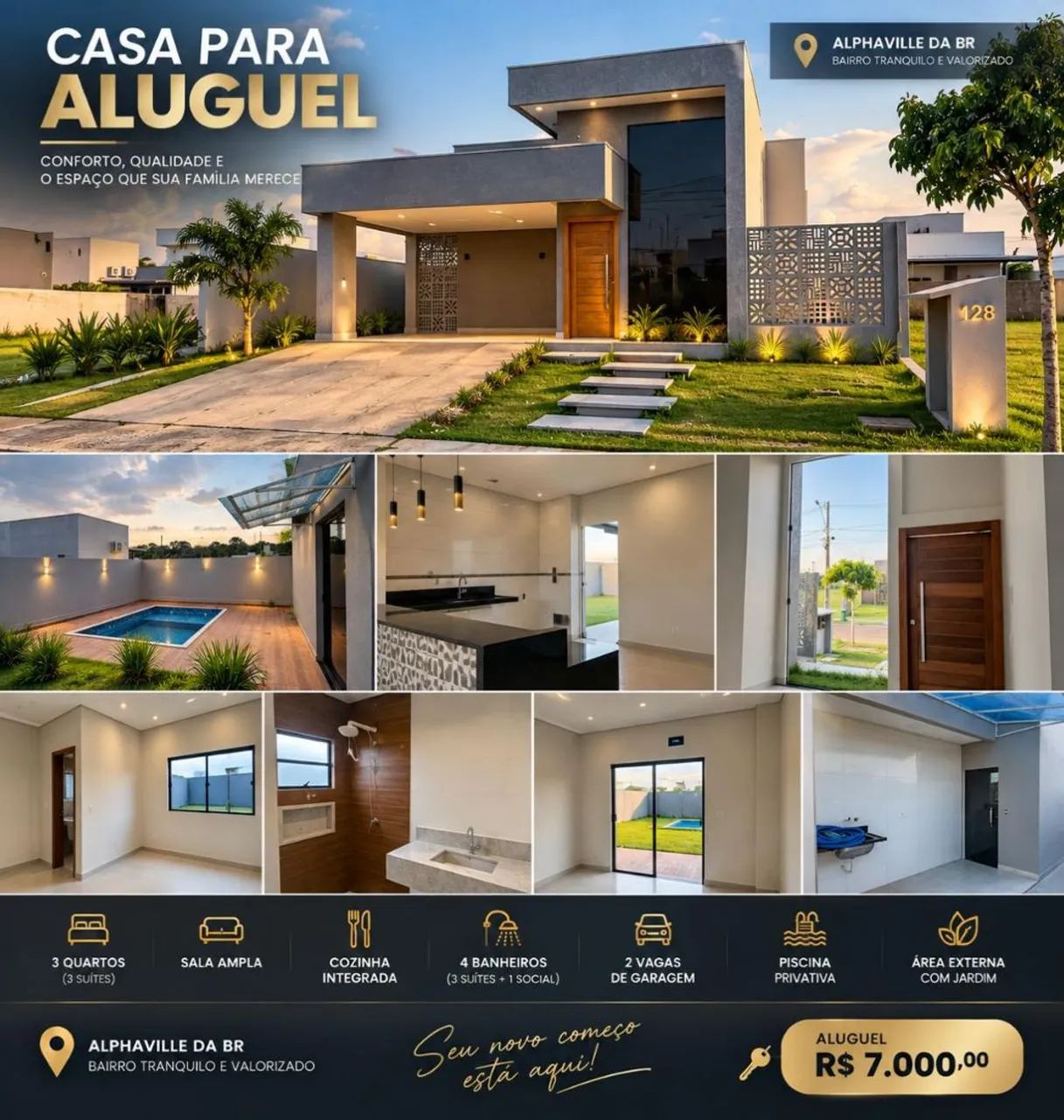Casa para locação 
