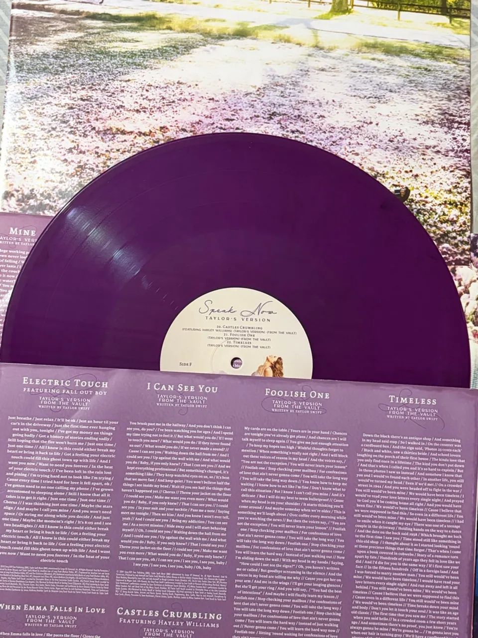 Vinil Taylor Swift - Speak Now (Taylor's Version) Orchid Marbled 3LP - Foto 2