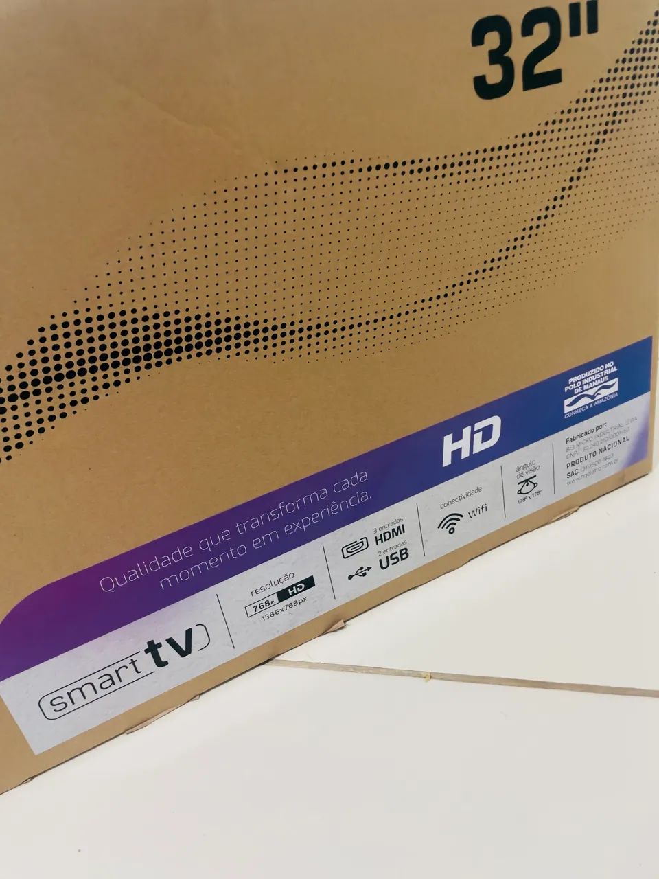 Smart TV 32 Polegadas Lacrada - Foto 2