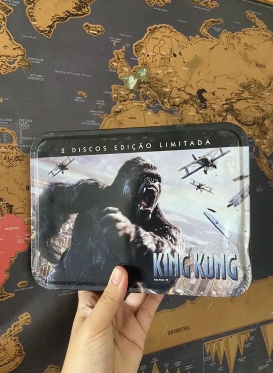 DVD duplo king Kong versão lata 