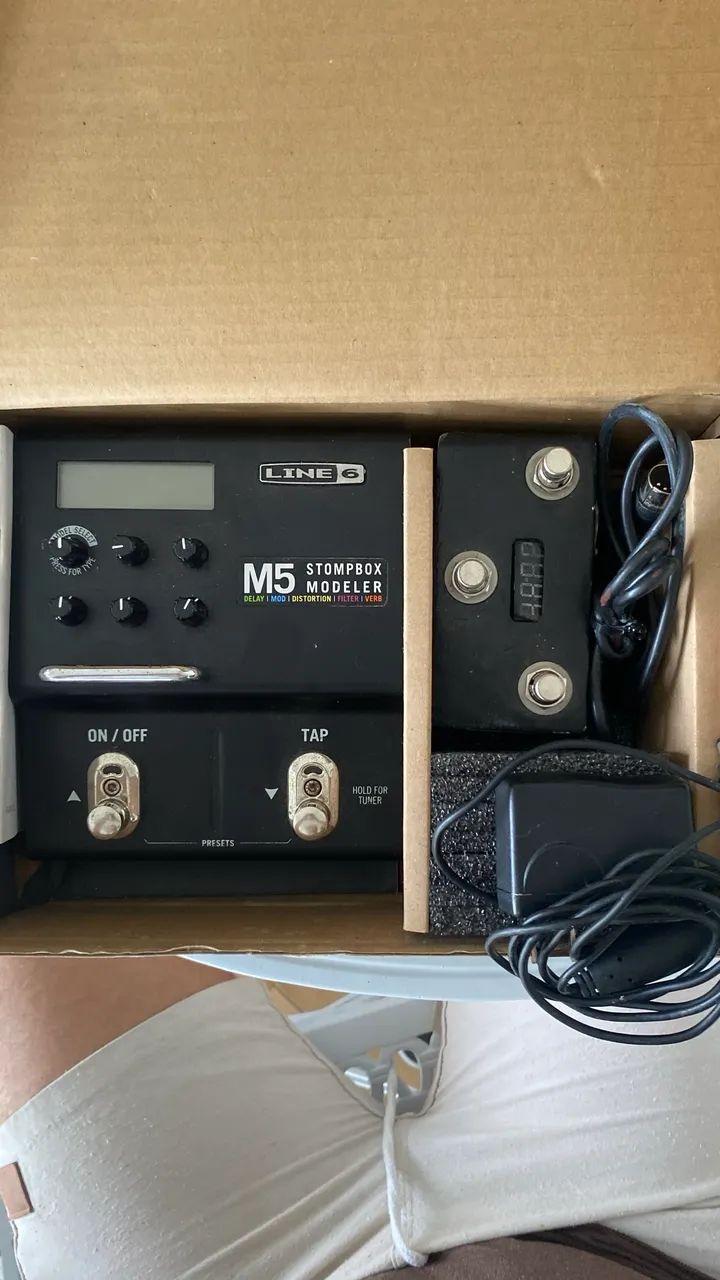 Pedal M5 Line 6 + Midi