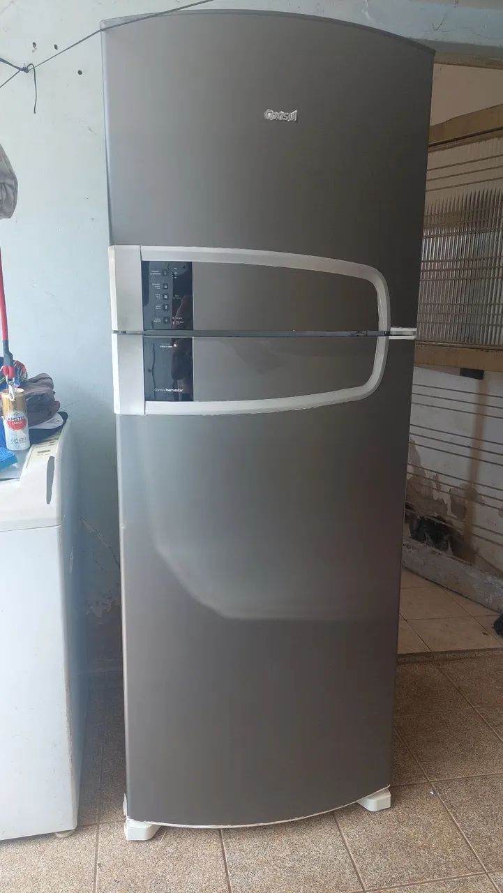 Geladeira consul 437 litros plotada de  cinza - Foto 4