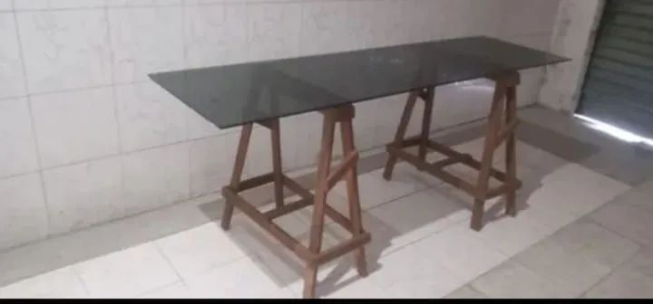 Mesa de corte e costurar com tampo bom estado conservação.  - Foto 2