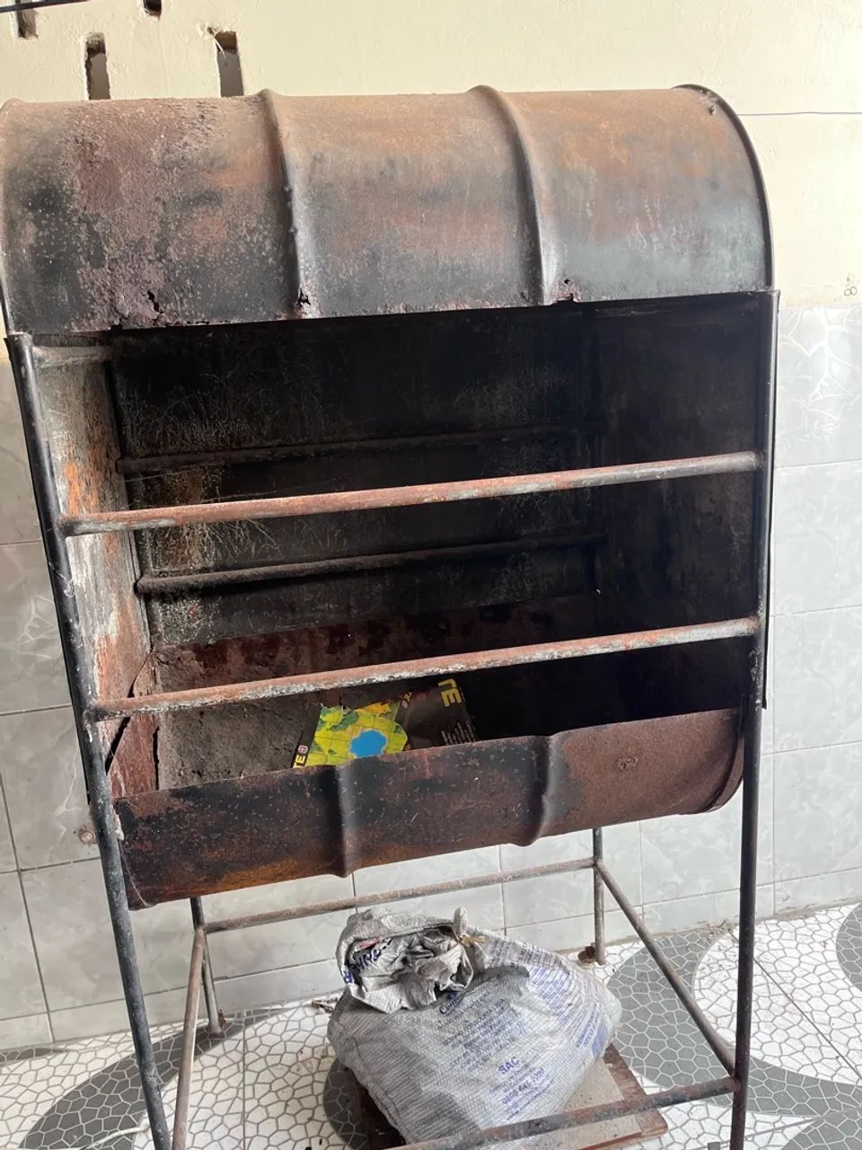 Churrasqueira de tambor 