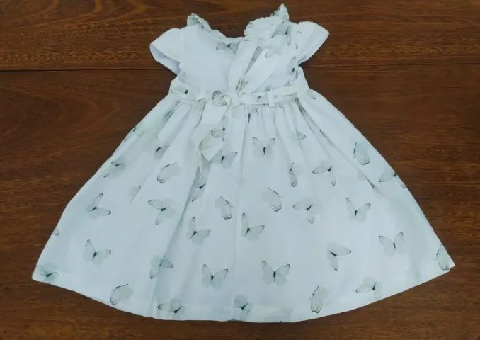 Vestido Bebê Borboleta Da Possum - Tamanho 18 Meses - Foto 2