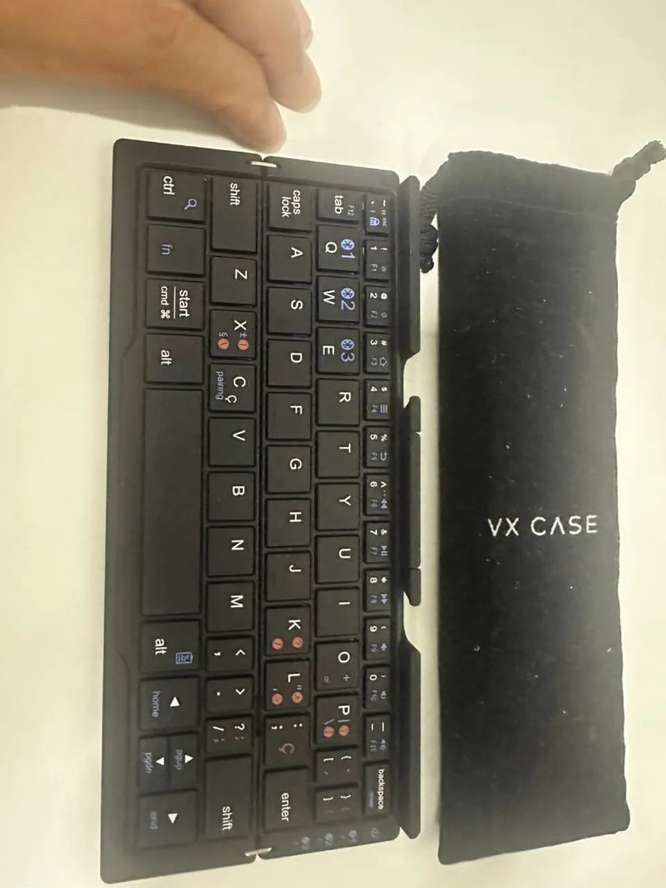 Teclado vx case original e nunca usado!