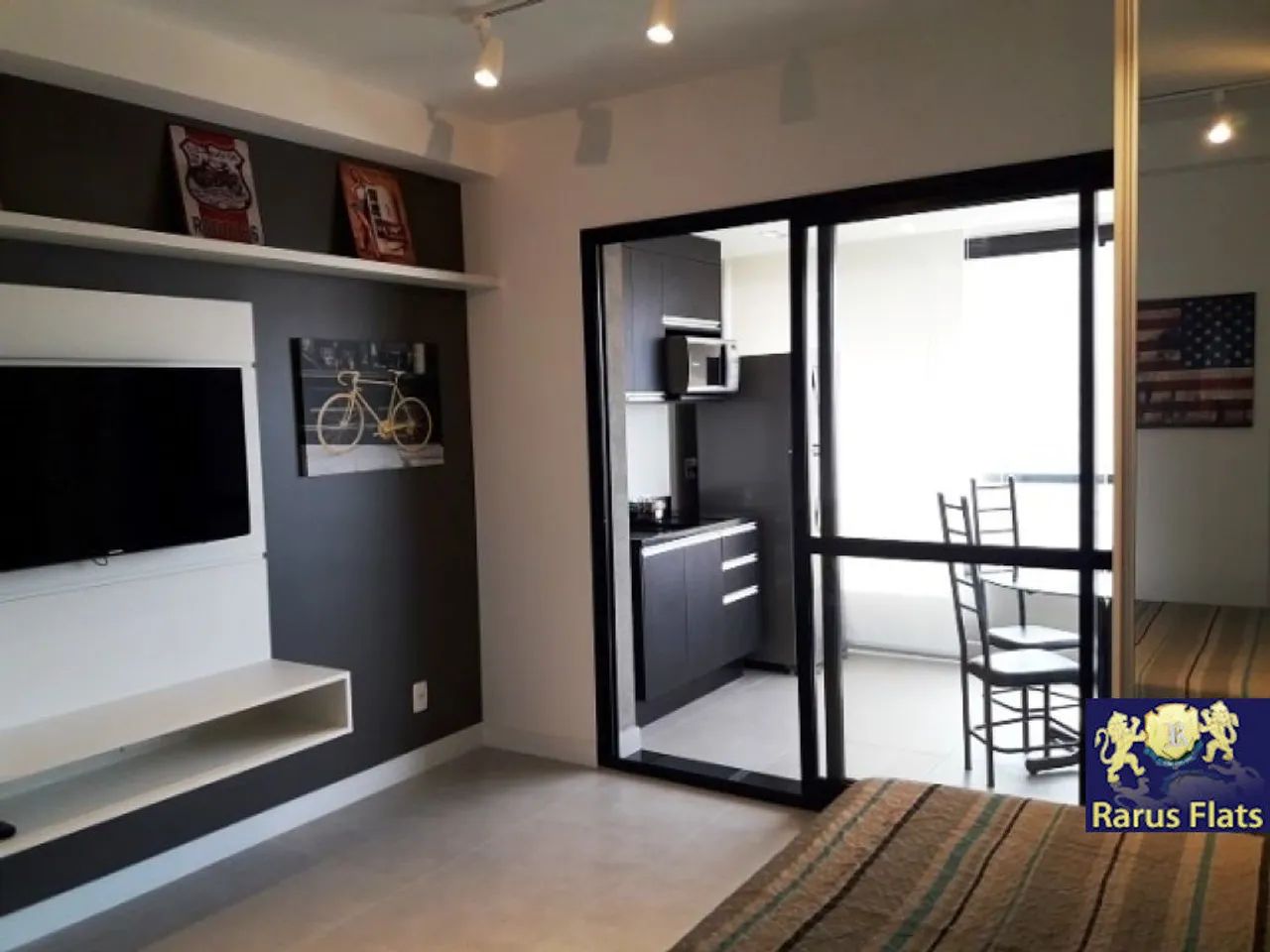Flat para alugar na Vila Olímpia - Edifício VN Casa do Ator