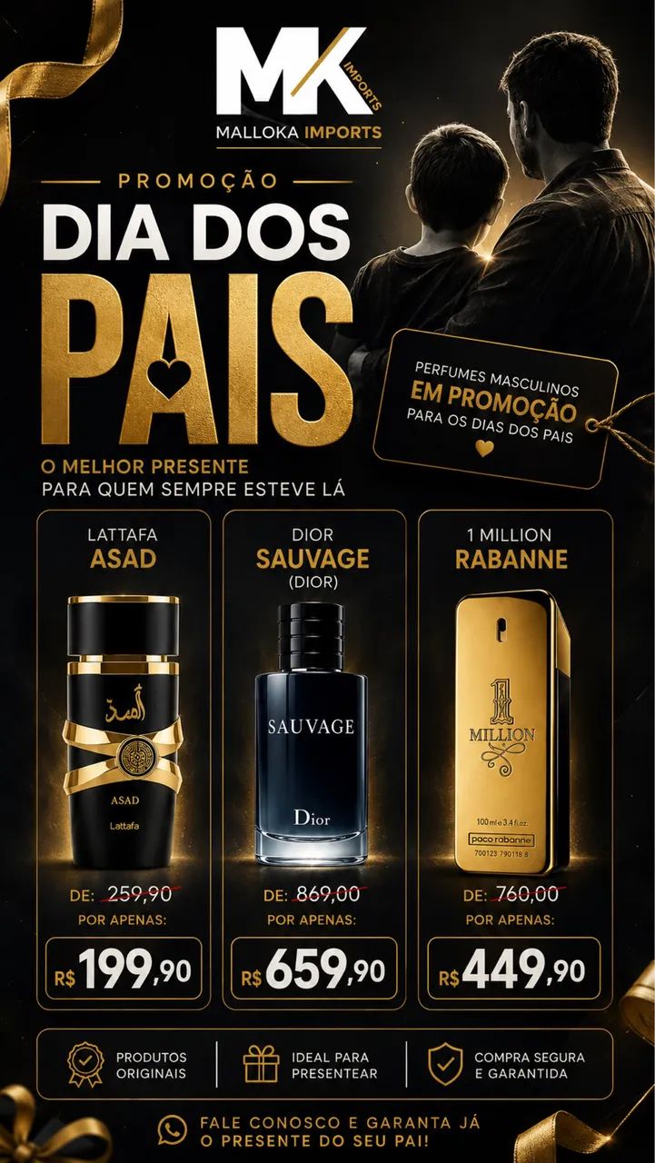 Perfumes árabes e importados 