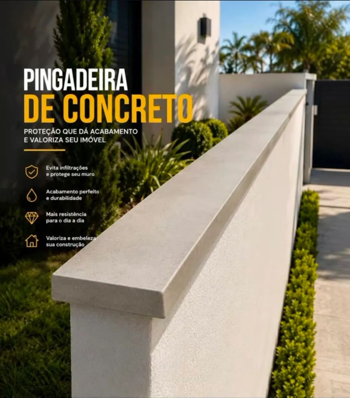 Pingadeira/ Capas de muro 