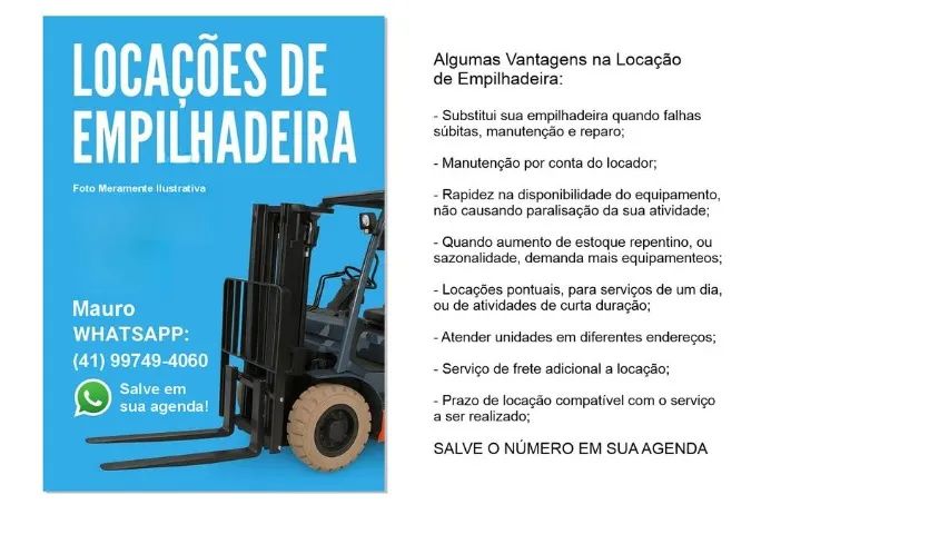 Locação de Empilhadeiras - Foto 5