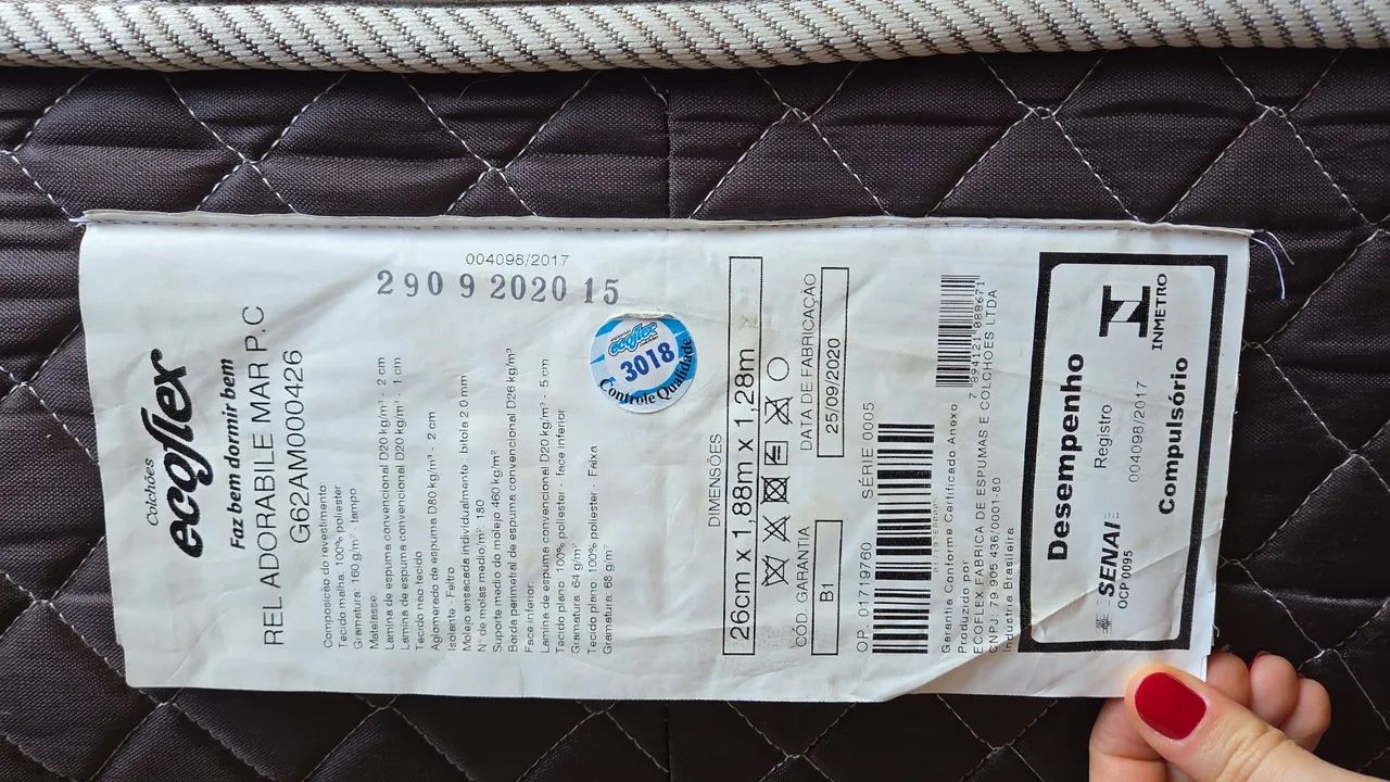 Colchão de viúva e box baú  - Foto 5