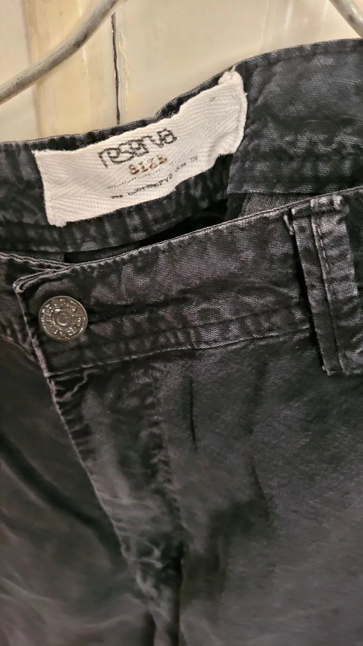 2 bermudas 40 reserva brim preto  - Foto 5