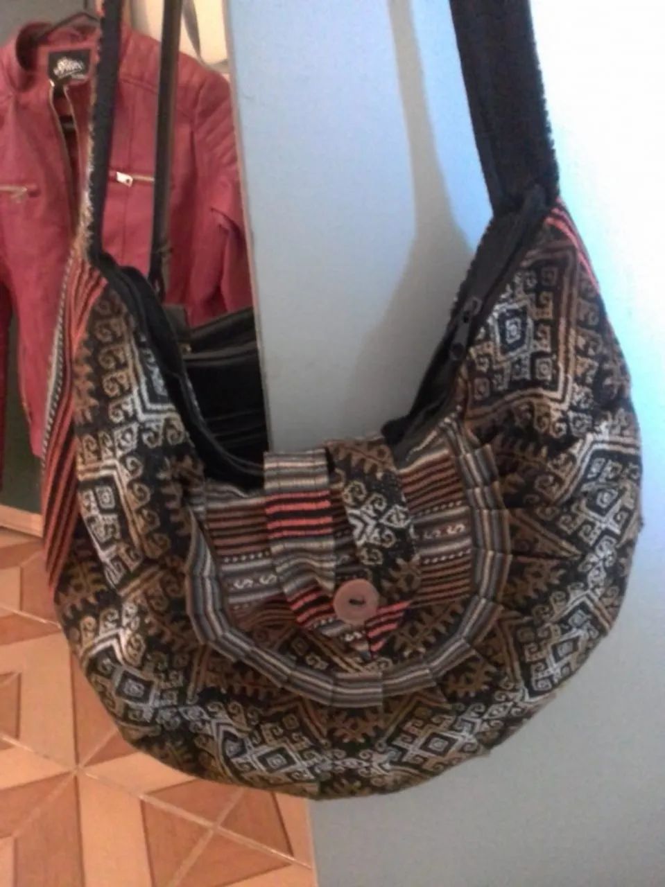 Bolsa linda (nova) de tecido- jacarei - Foto 3